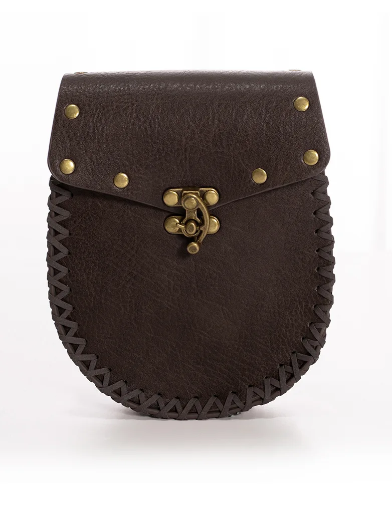 Renaissance Leather Waist Belt with Bag - Image 19