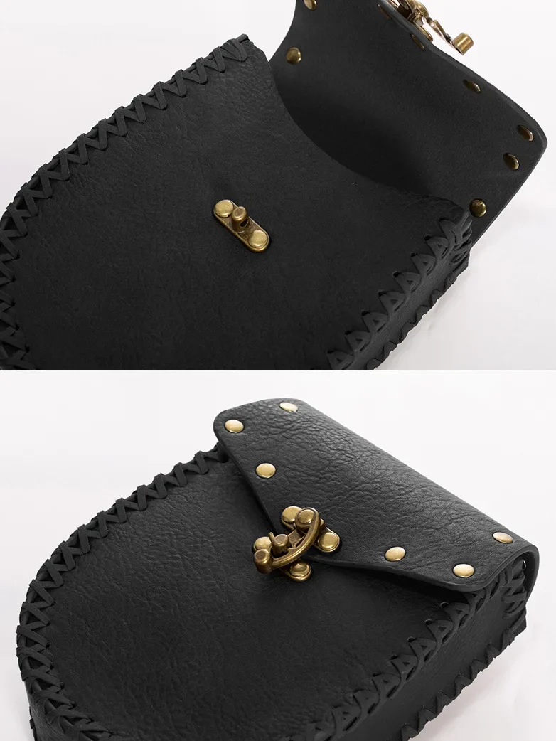 Renaissance Leather Waist Belt with Bag - Image 24