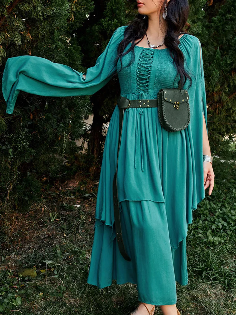 Renaissance Leather Waist Belt with Bag - Image 3