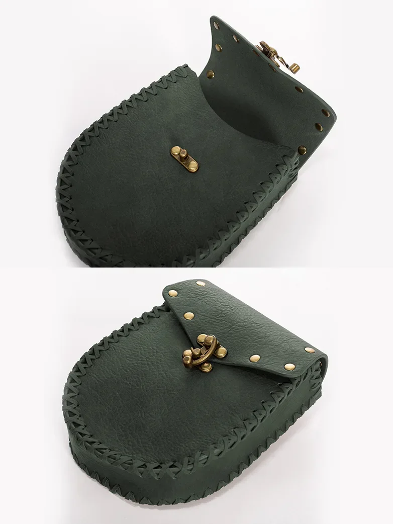 Renaissance Leather Waist Belt with Bag - Image 5