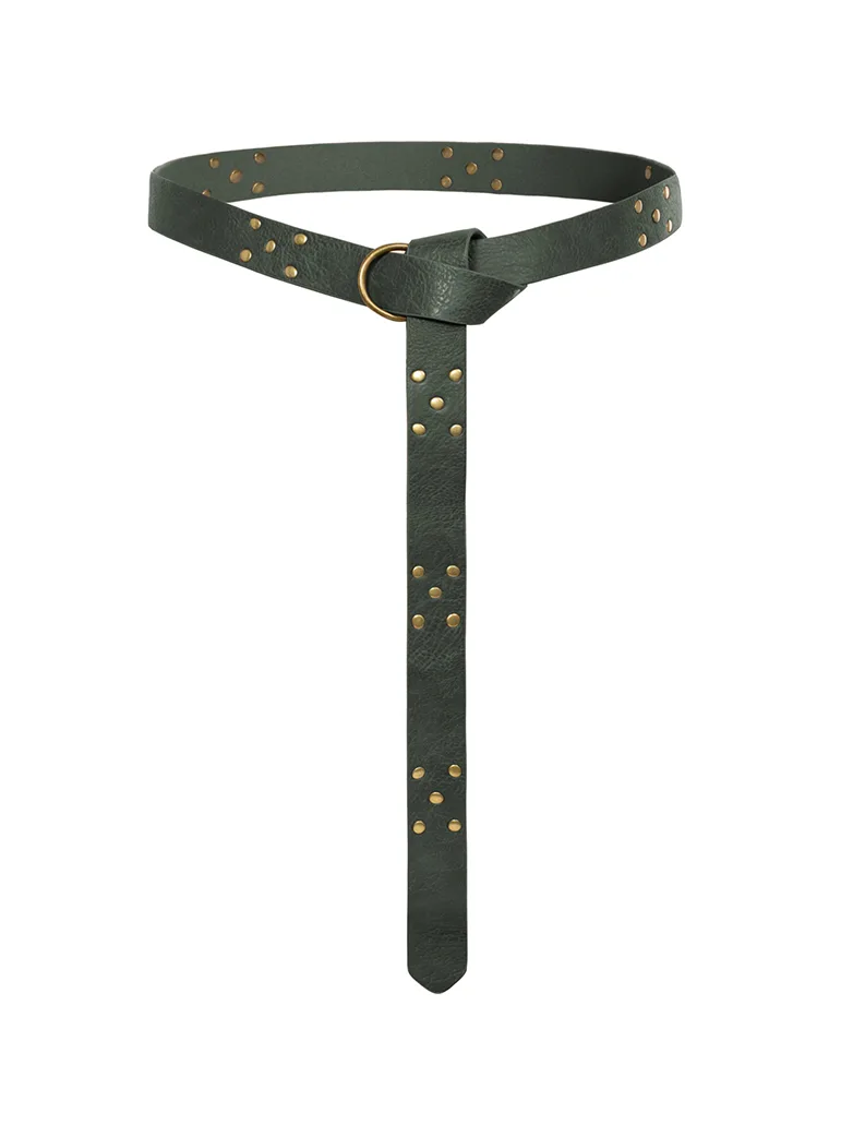 Renaissance Leather Waist Belt with Bag - Image 7