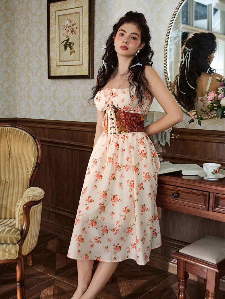 Hottest Milkmaid Women's Summer Floral Dress - Image 30