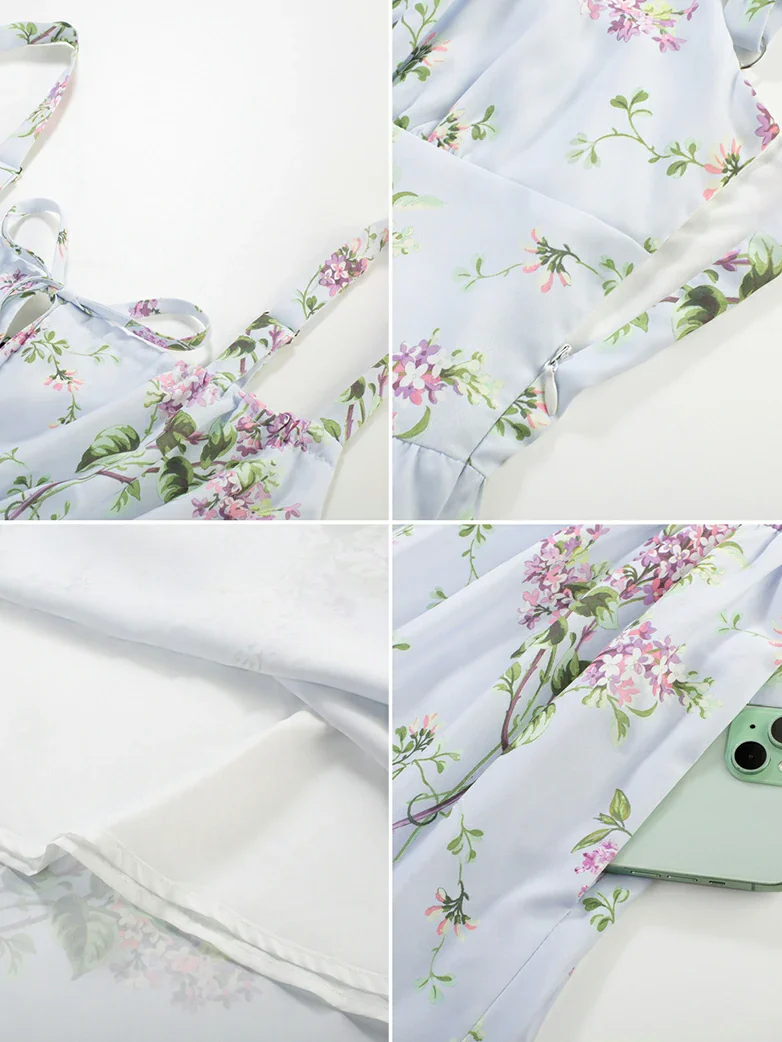 Hottest Milkmaid Women's Summer Floral Dress - Image 49