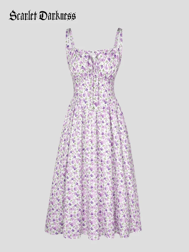 Hottest Milkmaid Women's Summer Floral Dress - Image 50