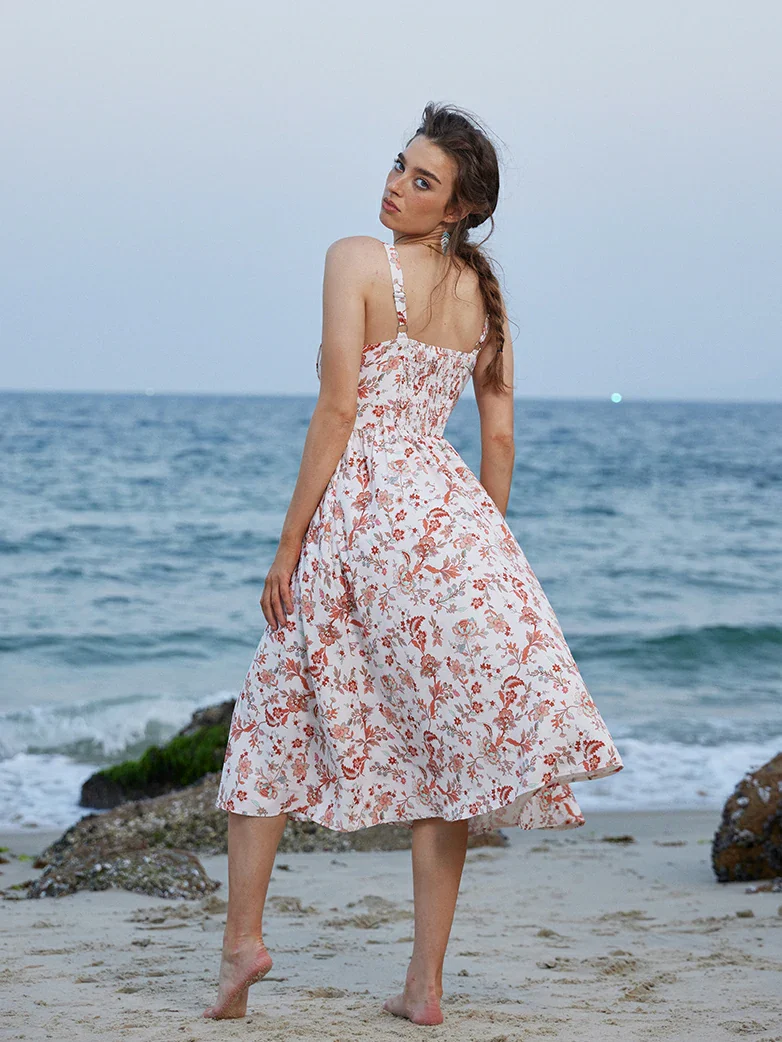 Hottest Milkmaid Women's Summer Floral Dress - Image 7