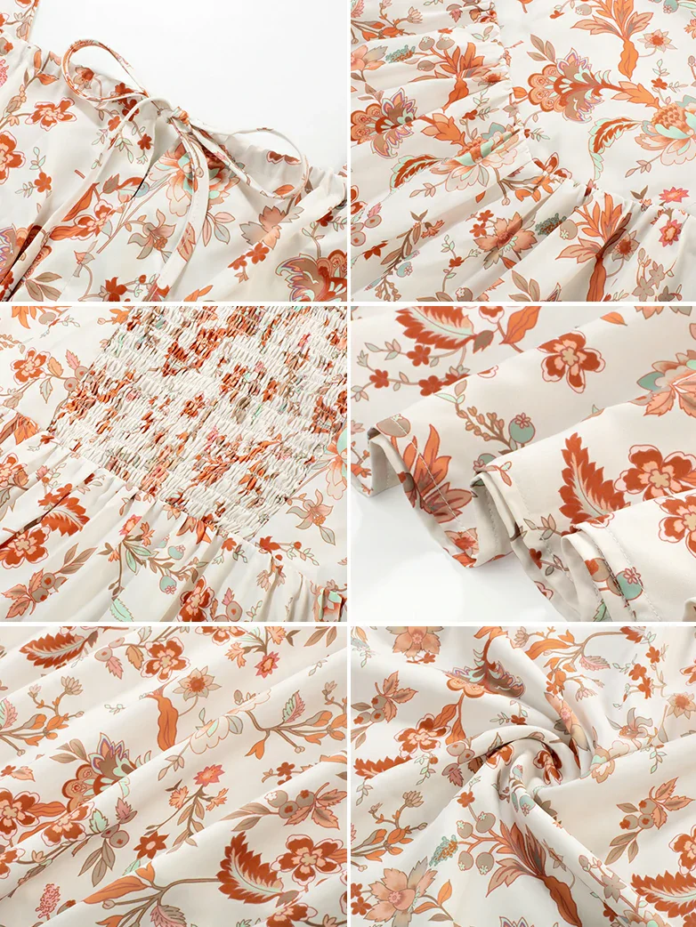 Hottest Milkmaid Women's Summer Floral Dress - Image 8