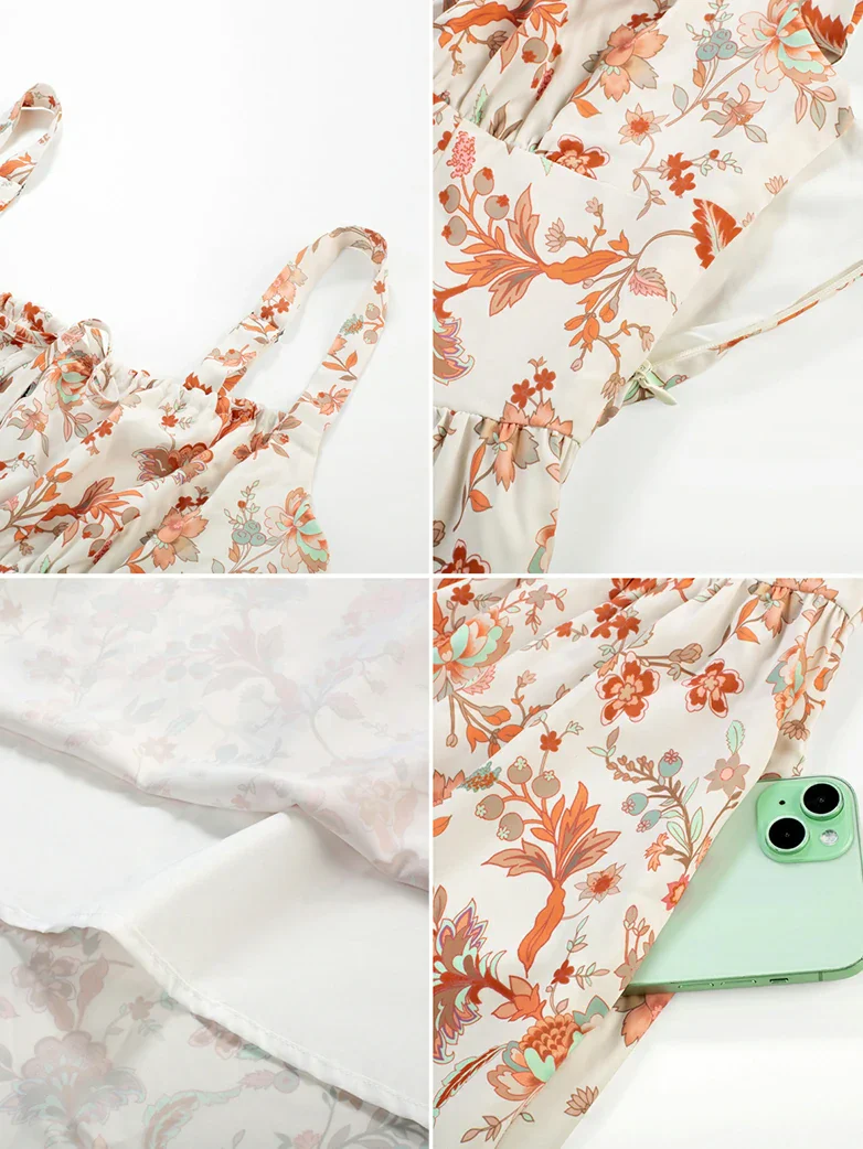 Hottest Milkmaid Women's Summer Floral Dress - Image 9