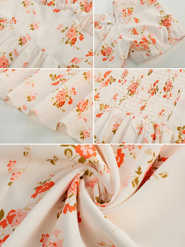 Victorian Spring Slit Party Sundress with Pockets - Image 19