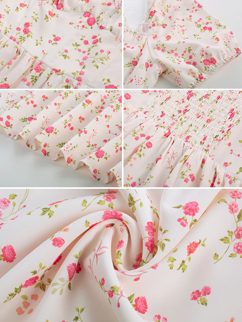 Victorian Spring Slit Party Sundress with Pockets - Image 23
