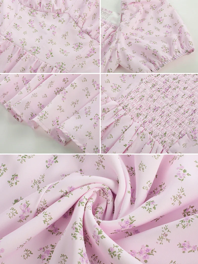 Victorian Spring Slit Party Sundress with Pockets - Image 36