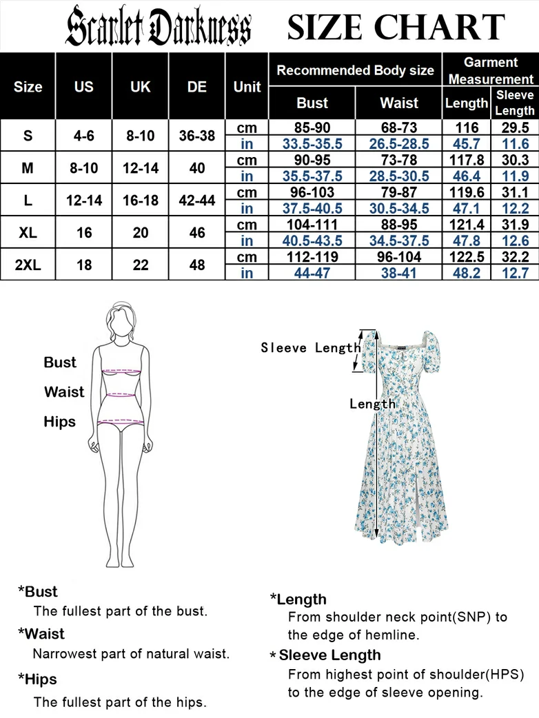 Victorian Spring Slit Party Sundress with Pockets - Image 8