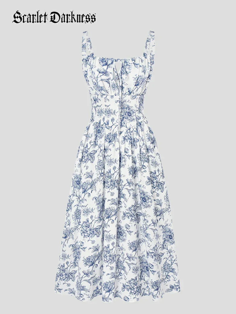 Hottest Floral Milkmaid Sundress with Pockets - Image 10