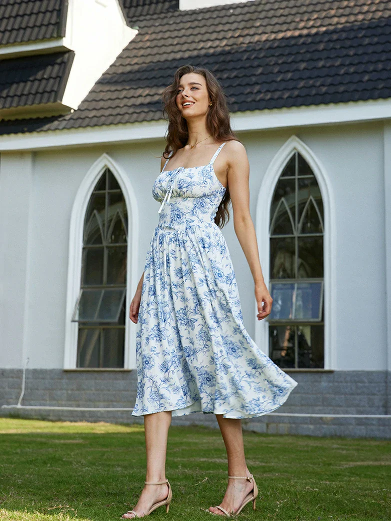 Hottest Floral Milkmaid Sundress with Pockets - Image 12