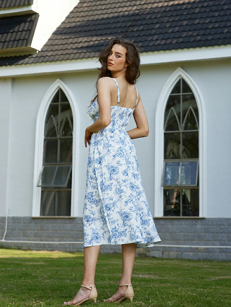 Hottest Floral Milkmaid Sundress with Pockets - Image 14