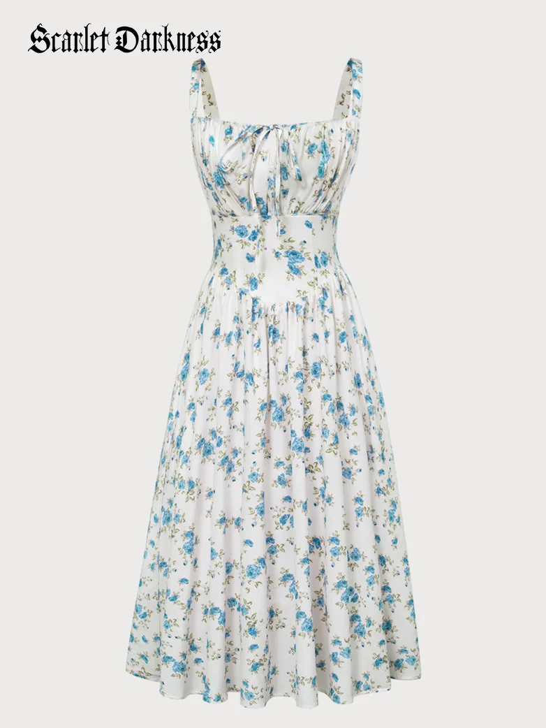 Hottest Floral Milkmaid Sundress with Pockets - Image 17