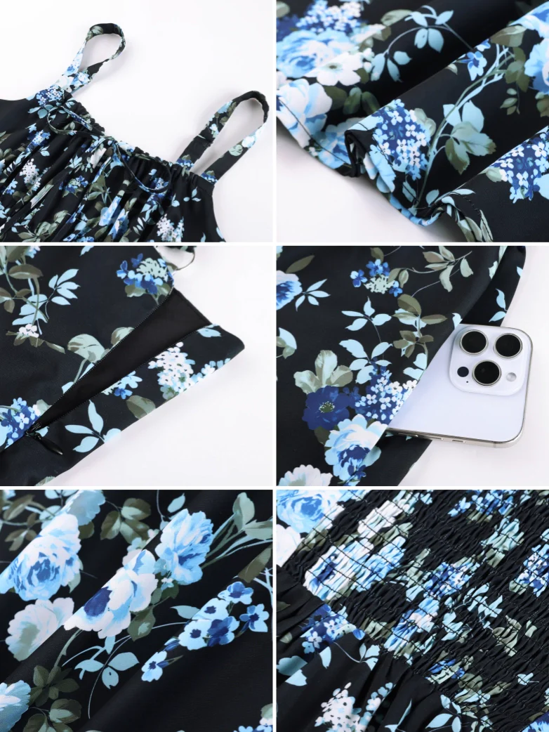Hottest Floral Milkmaid Sundress with Pockets - Image 2