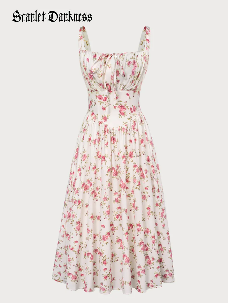 Hottest Floral Milkmaid Sundress with Pockets - Image 23