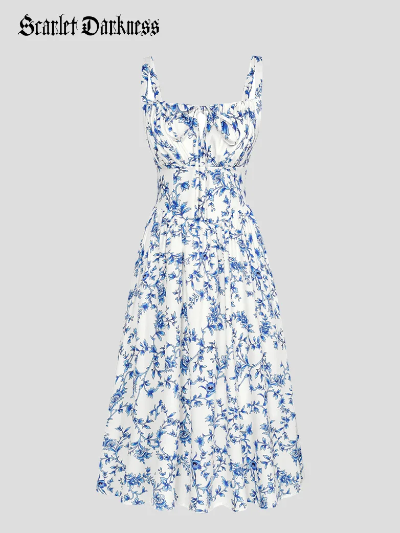Hottest Floral Milkmaid Sundress with Pockets - Image 24