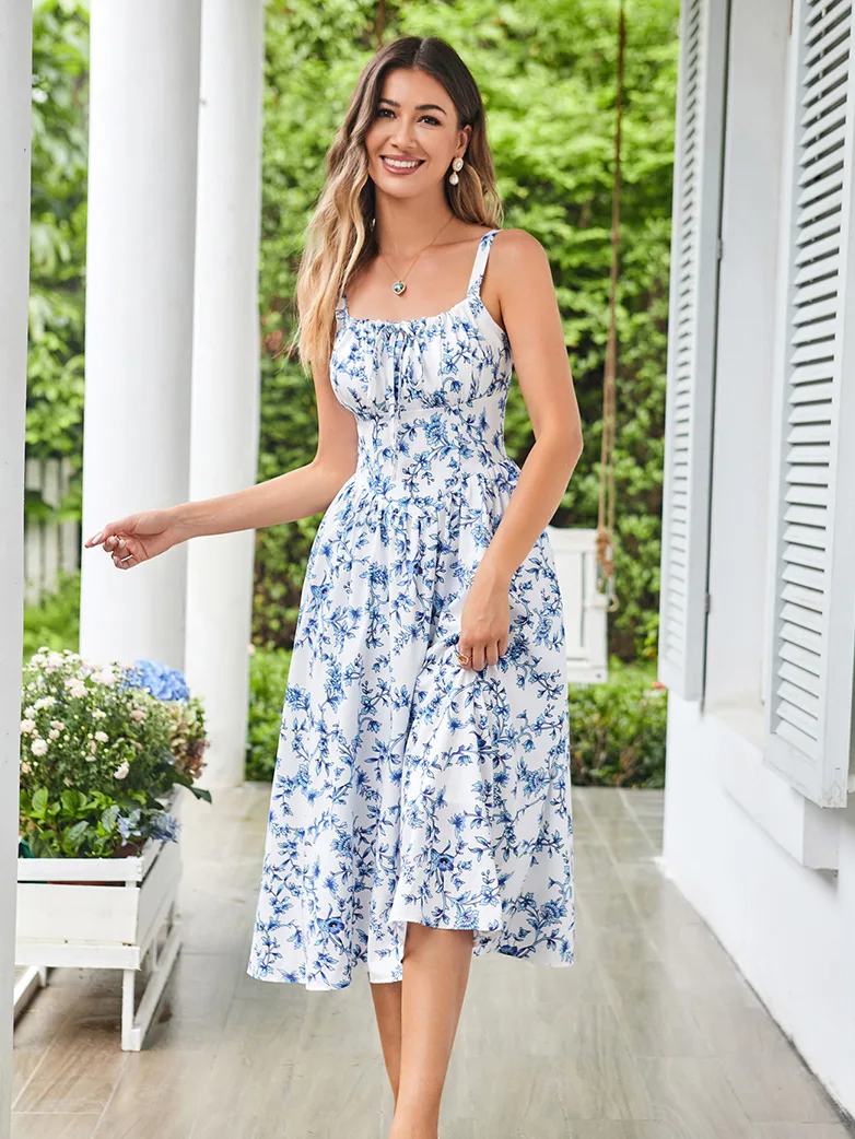 Hottest Floral Milkmaid Sundress with Pockets - Image 25