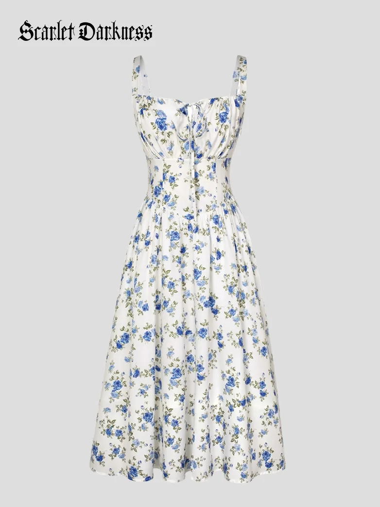 Hottest Floral Milkmaid Sundress with Pockets - Image 27