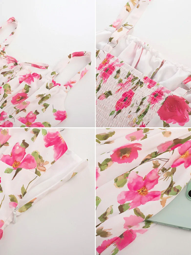 Hottest Floral Milkmaid Sundress with Pockets - Image 34