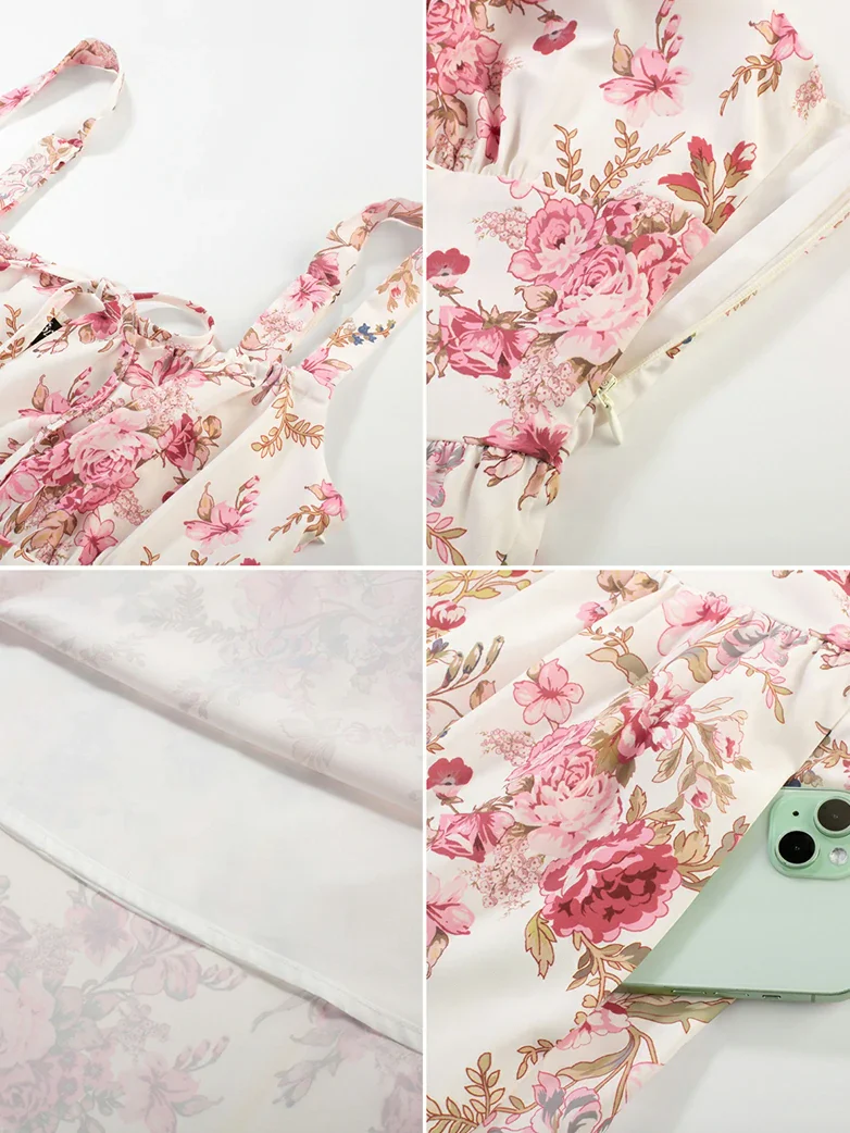 Hottest Floral Milkmaid Sundress with Pockets - Image 37