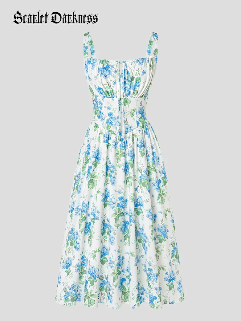 Hottest Floral Milkmaid Sundress with Pockets - Image 38