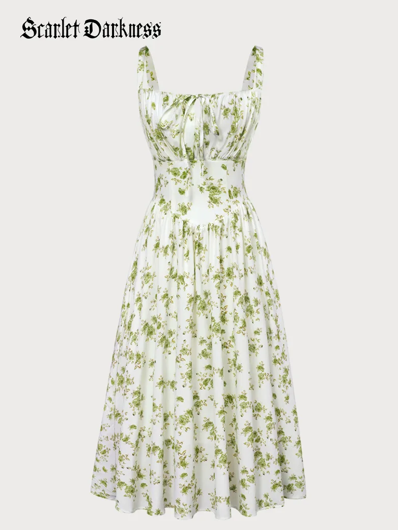 Hottest Floral Milkmaid Sundress with Pockets - Image 46