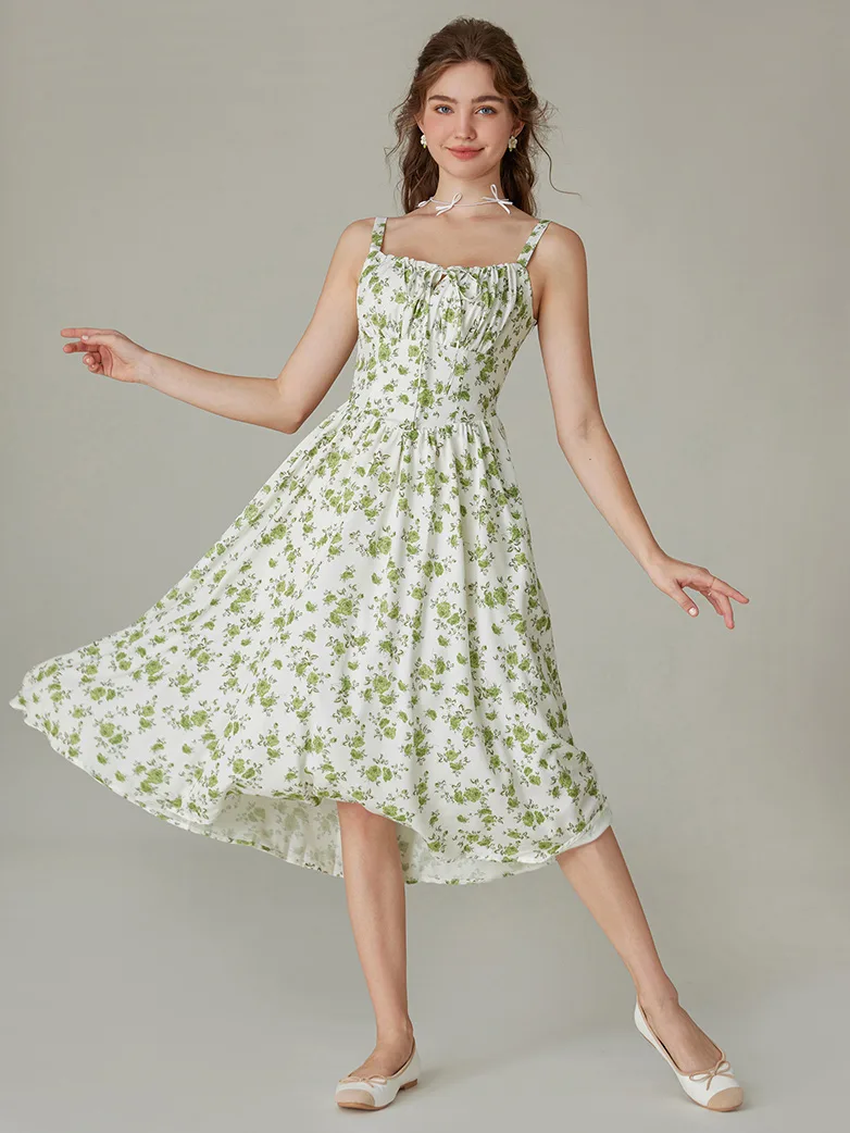 Hottest Floral Milkmaid Sundress with Pockets - Image 47