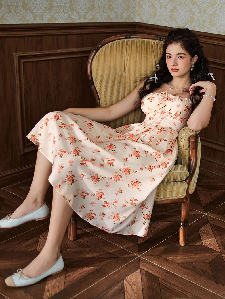 Hottest Floral Milkmaid Sundress with Pockets - Image 49