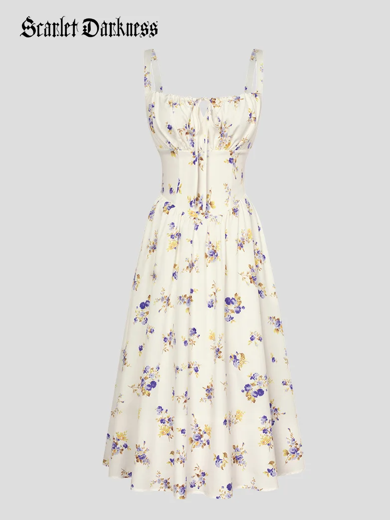 Hottest Floral Milkmaid Sundress with Pockets - Image 51