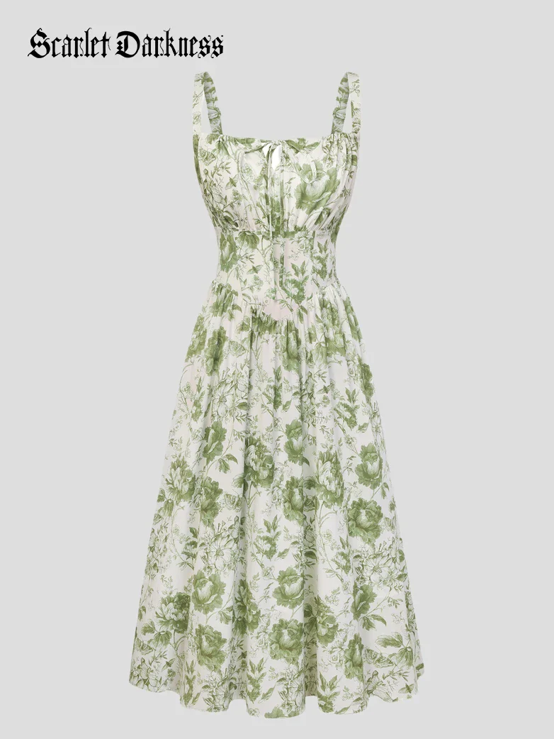 Hottest Floral Milkmaid Sundress with Pockets - Image 55