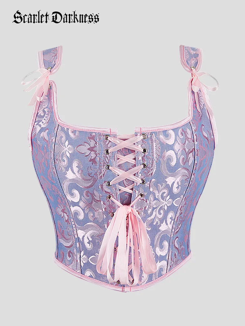 Jacquard Corset Top for Elves and Fairy Princesses