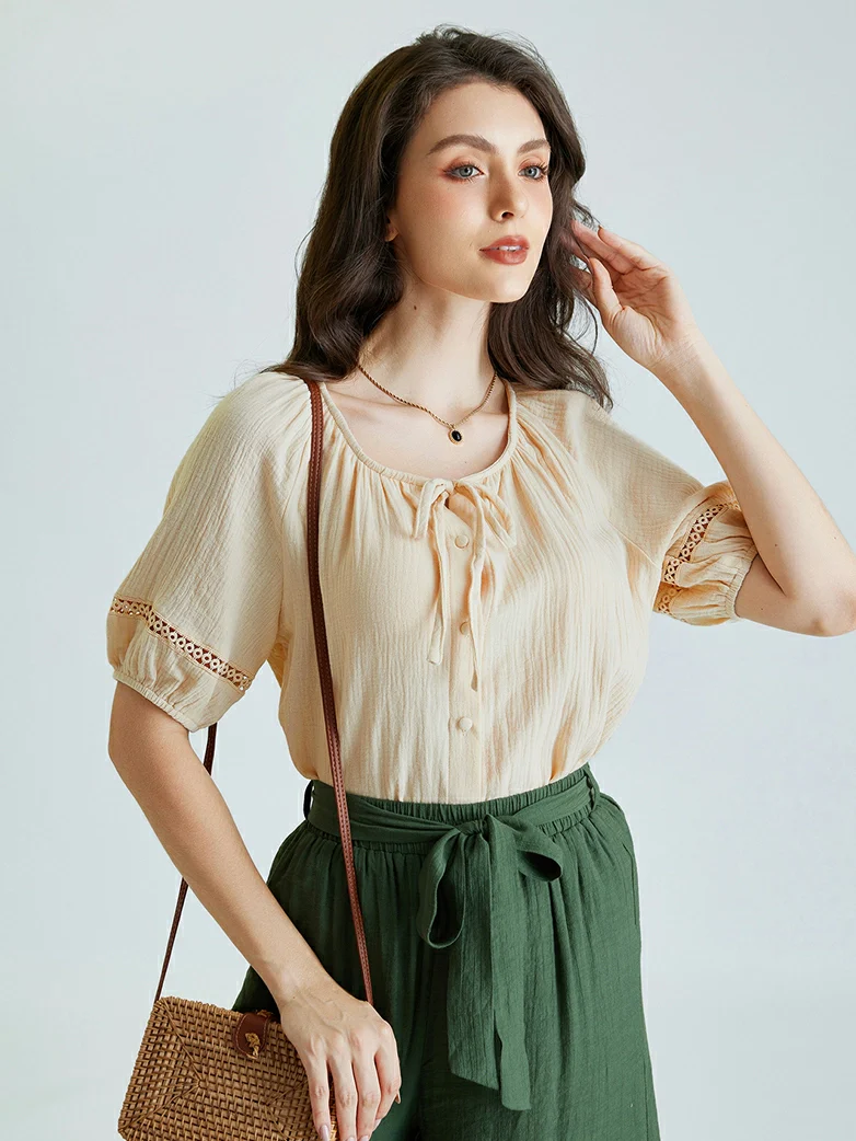 Renaissance Off the Shoulder Comfy Cotton Pirate Tops - Image 24