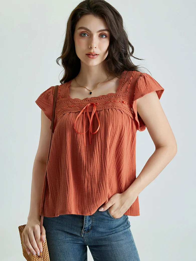 Renaissance Off the Shoulder Comfy Cotton Pirate Tops - Image 7