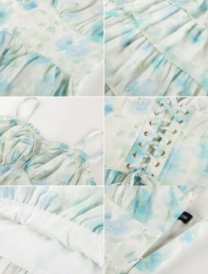 Spring Princess Bridgeton Cake Dress with 18 Bones - Image 11