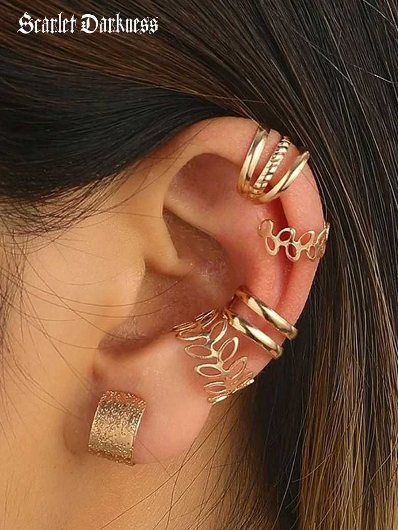 Boho 5 pcs Ear Cuffs - Image 3
