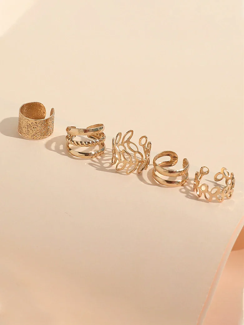 Boho 5 pcs Ear Cuffs - Image 4