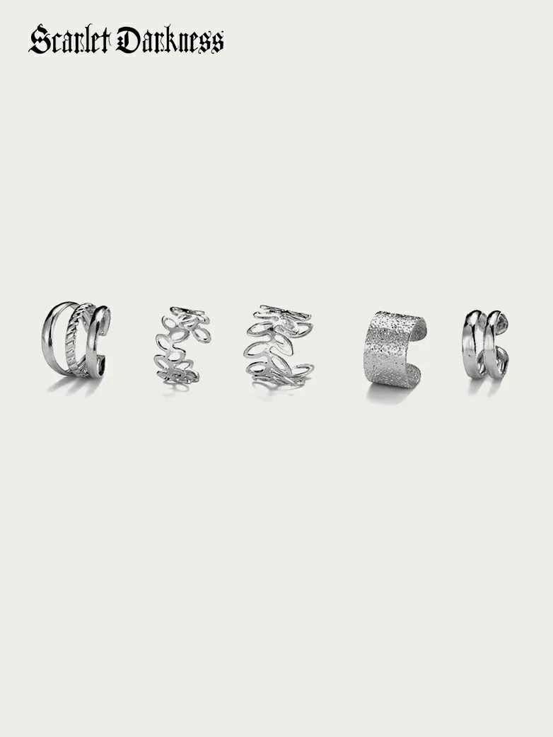 Boho 5 pcs Ear Cuffs - Image 8