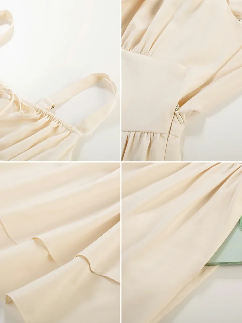 Women Summer Puffy Milkmaid Sundress - Image 10