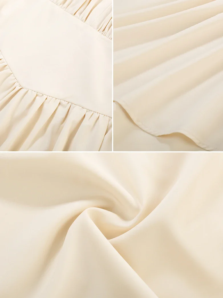 Women Summer Puffy Milkmaid Sundress - Image 9