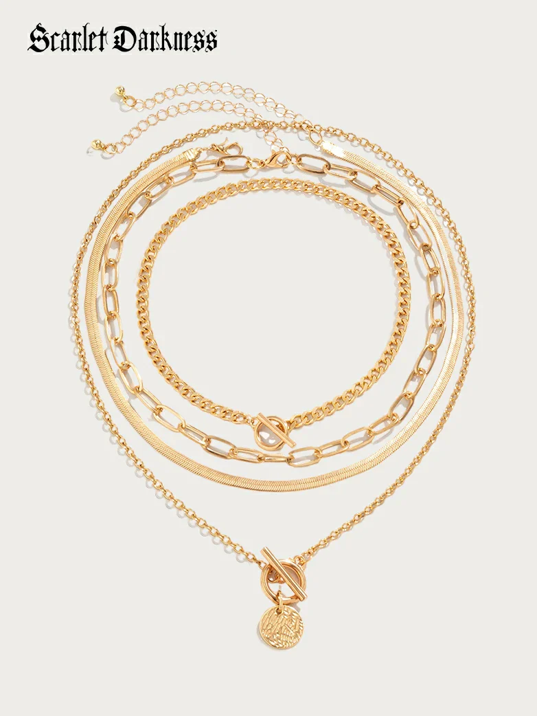 Gothic Fashion Layed Necklace - Image 2