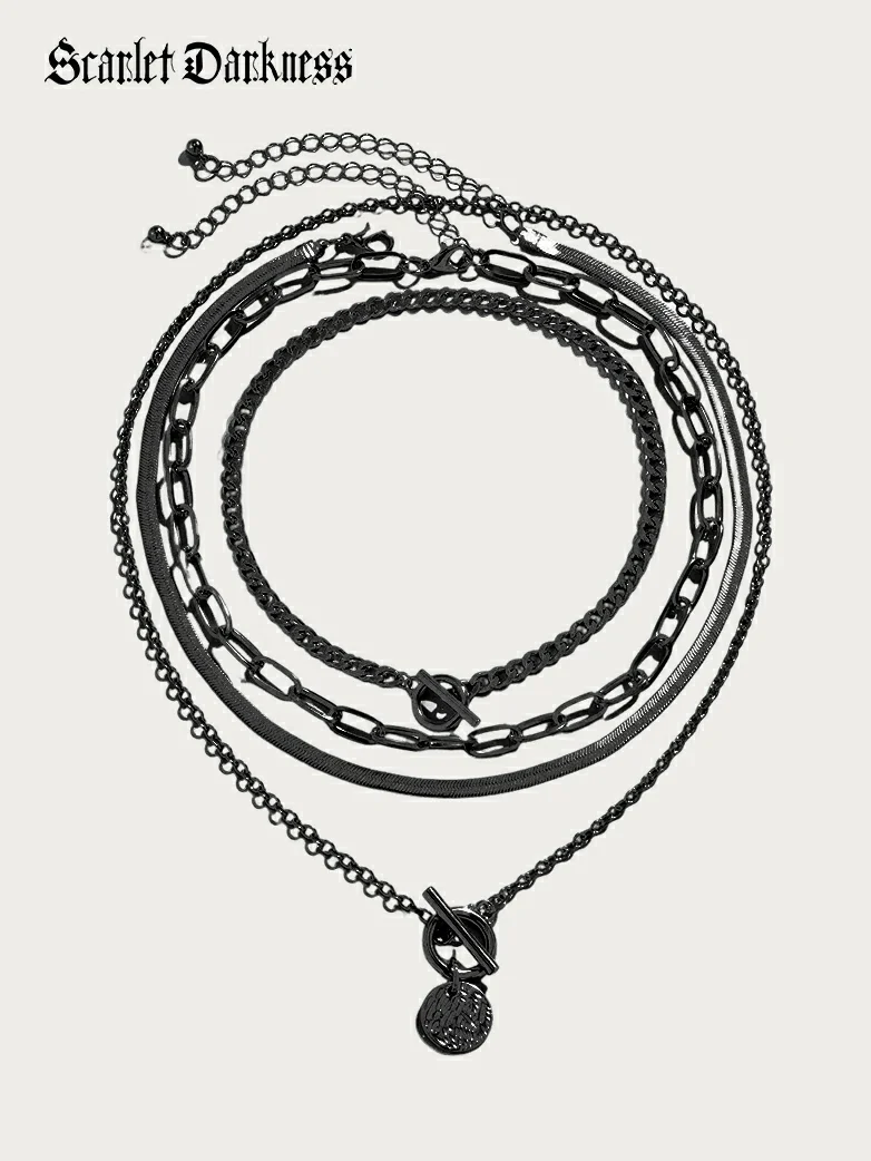 Gothic Fashion Layed Necklace - Image 5
