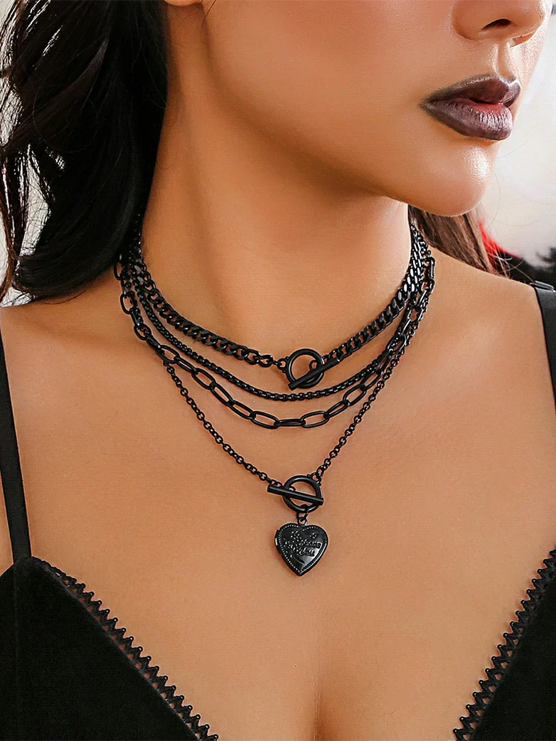 Gothic Fashion Layed Necklace - Image 7