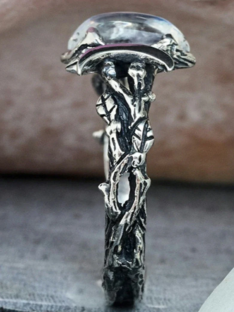 Renaissance Gemstone Open Ring - Image 4
