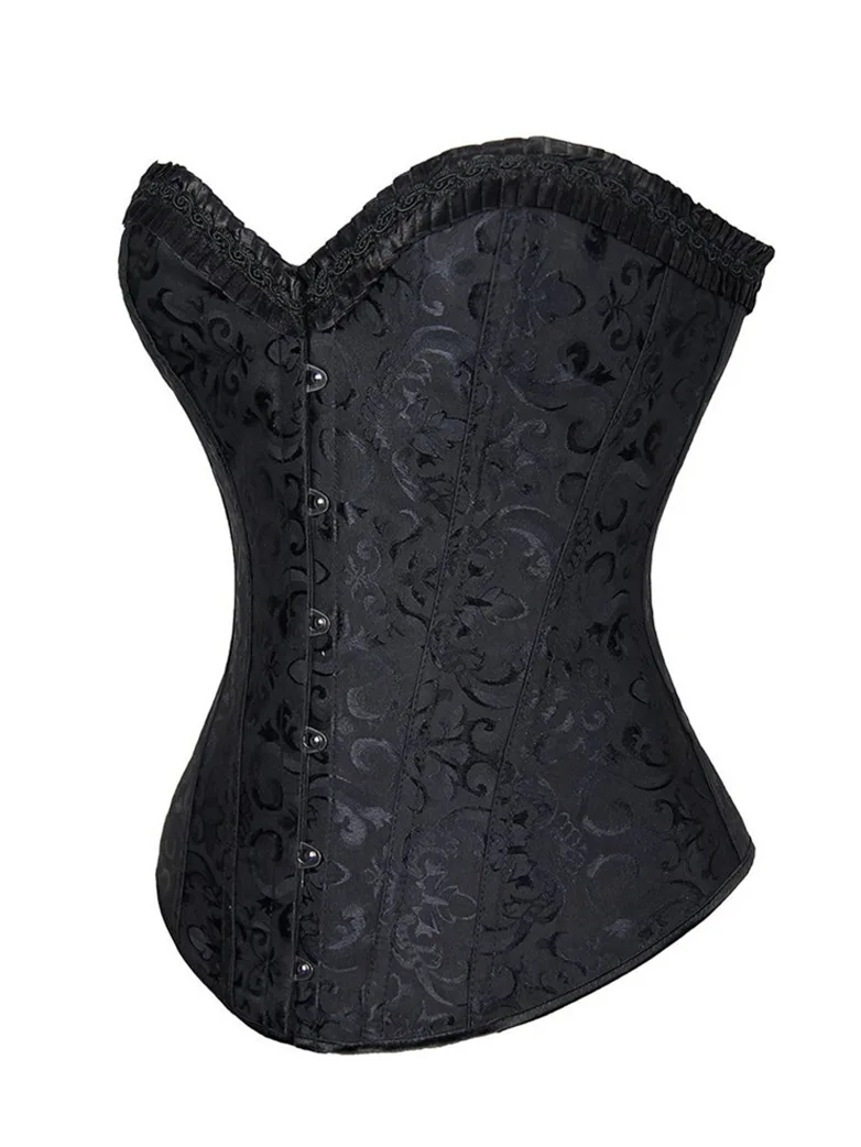 Victorian Jacquard Body Shaping Waist Corset Bodice - Image 2