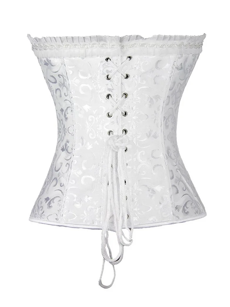 Victorian Jacquard Body Shaping Waist Corset Bodice - Image 6