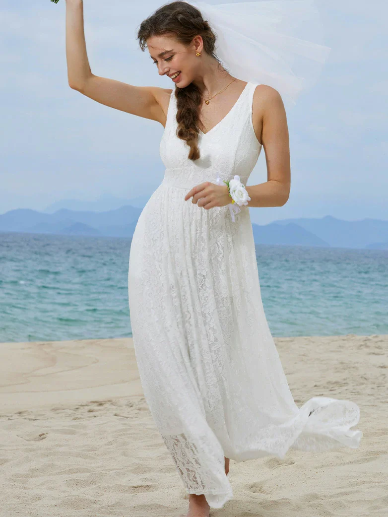 VIctoria Gothic Chiffon Lace Slit Sleeve Party Dress - Image 12