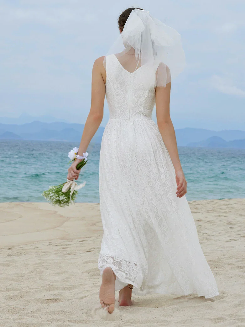 VIctoria Gothic Chiffon Lace Slit Sleeve Party Dress - Image 13