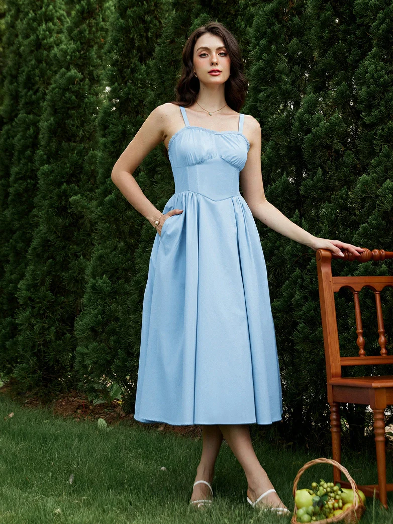 Emily in Paris Pocket Corset Dress for Wedding - Image 2